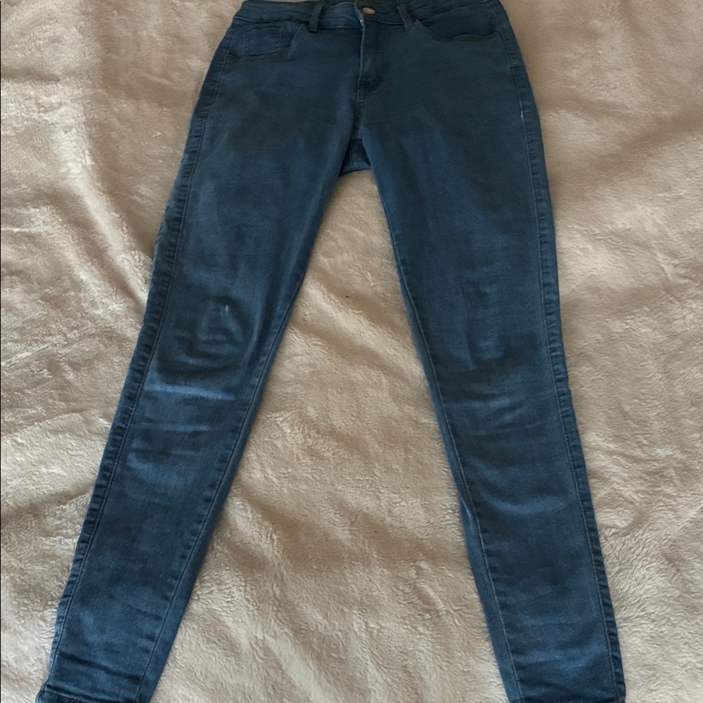 SHEIN Light Blue Skinny Jeans